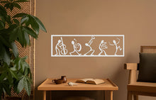 Görseli Galeri görüntüleyiciye yükleyin, Çöp Adam Orkestrası Metal Duvar Dekoru