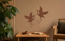 Görseli Galeri görüntüleyiciye yükleyin, Leylekler Metal Duvar Dekoru