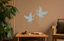 Görseli Galeri görüntüleyiciye yükleyin, Leylekler Metal Duvar Dekoru