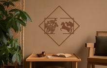 Görseli Galeri görüntüleyiciye yükleyin, Zebralar ve Atlar Metal Duvar Dekoru