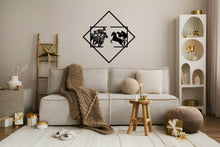 Görseli Galeri görüntüleyiciye yükleyin, Zebralar ve Atlar Metal Duvar Dekoru