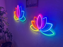 Görseli Galeri görüntüleyiciye yükleyin, Lotus Flower Neon Tabela