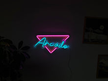 Görseli Galeri görüntüleyiciye yükleyin, Arcade Neon Metal Tabela
