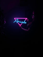 Görseli Galeri görüntüleyiciye yükleyin, Arcade Neon Metal Tabela