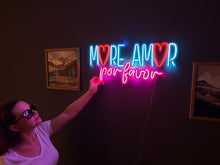 Görseli Galeri görüntüleyiciye yükleyin, More Amor Neon Tabela