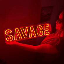 Görseli Galeri görüntüleyiciye yükleyin, Savage Neon Tabela