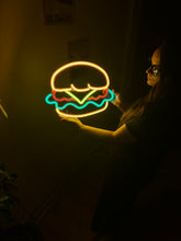 Görseli Galeri görüntüleyiciye yükleyin, Hamburger Neon Tabela