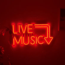 Görseli Galeri görüntüleyiciye yükleyin, Live Music Neon Tabela