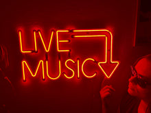 Görseli Galeri görüntüleyiciye yükleyin, Live Music Neon Tabela