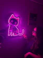 Görseli Galeri görüntüleyiciye yükleyin, X-Ray Cat Neon Tabela