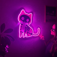Görseli Galeri görüntüleyiciye yükleyin, X-Ray Cat Neon Tabela