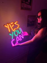 Görseli Galeri görüntüleyiciye yükleyin, Yes You Can Neon Tabela