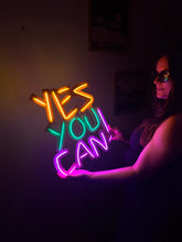 Görseli Galeri görüntüleyiciye yükleyin, Yes You Can Neon Tabela
