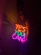 Görseli Galeri görüntüleyiciye yükleyin, Yes You Can Neon Tabela