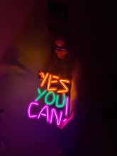 Görseli Galeri görüntüleyiciye yükleyin, Yes You Can Neon Tabela