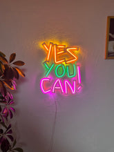 Görseli Galeri görüntüleyiciye yükleyin, Yes You Can Neon Tabela