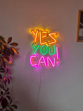 Görseli Galeri görüntüleyiciye yükleyin, Yes You Can Neon Tabela