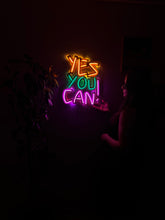 Görseli Galeri görüntüleyiciye yükleyin, Yes You Can Neon Tabela