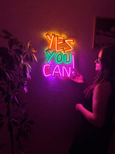 Görseli Galeri görüntüleyiciye yükleyin, Yes You Can Neon Tabela