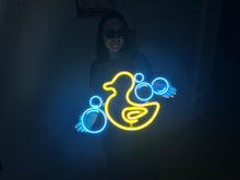 Görseli Galeri görüntüleyiciye yükleyin, Rubber Duck Neon Tabela