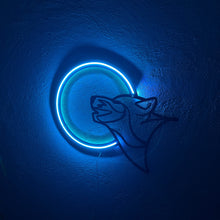 Görseli Galeri görüntüleyiciye yükleyin, Kurt ve Ay Neon Tabela