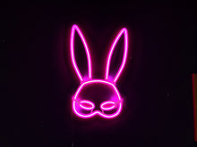 Görseli Galeri görüntüleyiciye yükleyin, Tavşan Maskesi Neon Tabela