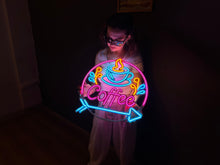 Görseli Galeri görüntüleyiciye yükleyin, Coffee Neon Tabela