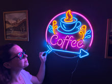 Görseli Galeri görüntüleyiciye yükleyin, Coffee Neon Tabela