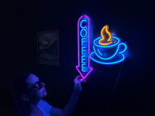 Görseli Galeri görüntüleyiciye yükleyin, Coffee Neon Tabela