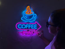 Görseli Galeri görüntüleyiciye yükleyin, Coffee Neon Tabela