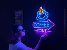 Görseli Galeri görüntüleyiciye yükleyin, Coffee Neon Tabela