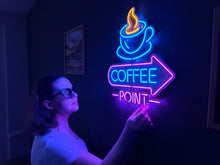 Görseli Galeri görüntüleyiciye yükleyin, Coffee Neon Tabela