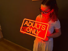 Görseli Galeri görüntüleyiciye yükleyin, Adults Only Neon Tabela