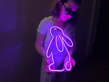 Görseli Galeri görüntüleyiciye yükleyin, Tavşan Neon Tabela