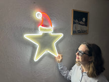 Görseli Galeri görüntüleyiciye yükleyin, Christmas Star Neon Tabela