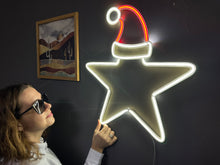 Görseli Galeri görüntüleyiciye yükleyin, Christmas Star Neon Tabela
