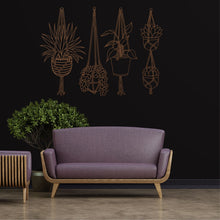 Görseli Galeri görüntüleyiciye yükleyin, Saksılar Metal Duvar Dekoru