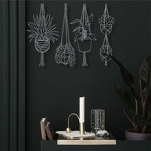 Görseli Galeri görüntüleyiciye yükleyin, Saksılar Metal Duvar Dekoru