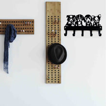 Görseli Galeri görüntüleyiciye yükleyin, Sevimli Köpekler Metal Anahtar Askılığı