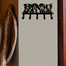 Görseli Galeri görüntüleyiciye yükleyin, Sevimli Köpekler Metal Anahtar Askılığı