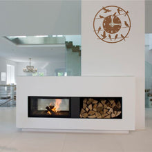 Görseli Galeri görüntüleyiciye yükleyin, Kuşlar Metal Duvar Saati