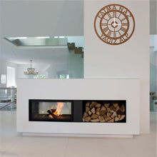 Görseli Galeri görüntüleyiciye yükleyin, Family Name Metal Duvar Saati