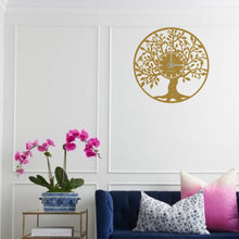 Görseli Galeri görüntüleyiciye yükleyin, Aile Ağacı Metal Duvar Saati