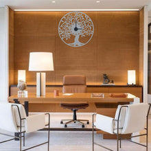 Görseli Galeri görüntüleyiciye yükleyin, Aile Ağacı Metal Duvar Saati