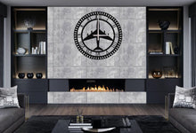 Görseli Galeri görüntüleyiciye yükleyin, Savaş Uçağı Metal Duvar Saati