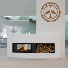 Görseli Galeri görüntüleyiciye yükleyin, Savaş Uçağı Metal Duvar Saati