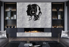 Görseli Galeri görüntüleyiciye yükleyin, Kuaför Metal Duvar Saati 2