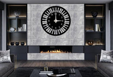 Görseli Galeri görüntüleyiciye yükleyin, Piyano Metal Duvar Saati