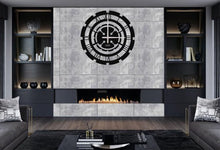 Görseli Galeri görüntüleyiciye yükleyin, Roma Rakamlı Metal Duvar Saati 1