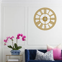 Görseli Galeri görüntüleyiciye yükleyin, Roma Rakamlı Metal Duvar Saati 3